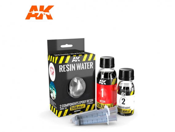 Resin Water 2 Components Epoxy Resin, 180 ml