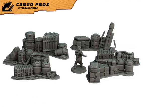 Fogotten Planet Terrain Set - Cargo Props