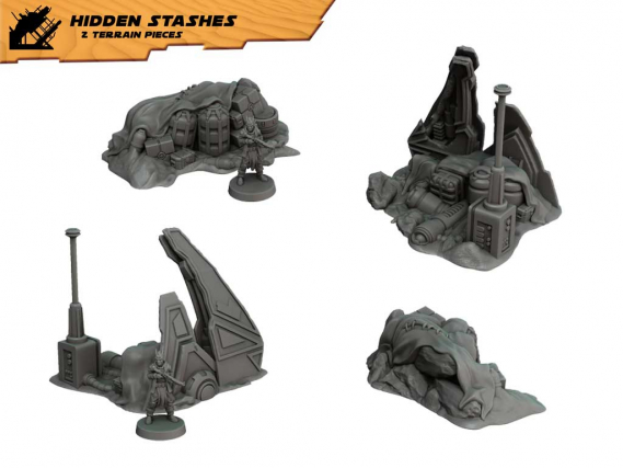 Fogotten Planet Terrain Set -Hidden Stashes