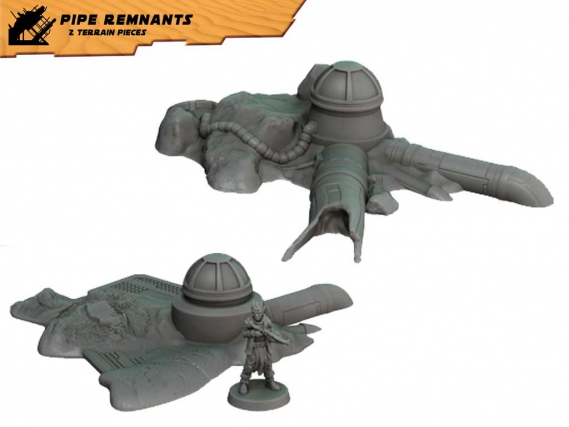 Fogotten Planet Terrain Set - Pipe Remnants