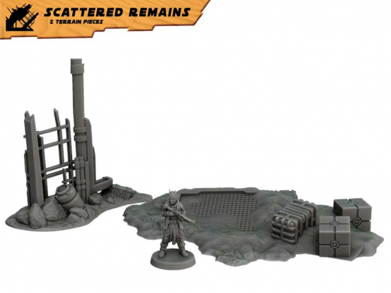 Fogotten Planet Terrain Set - Scatterd Ramains