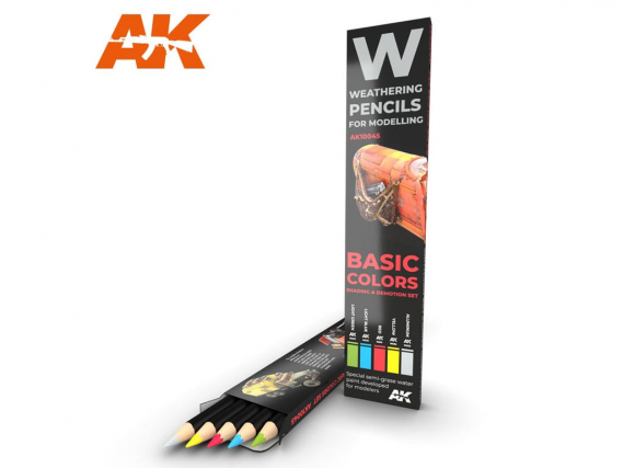 AK Interactive Basic Colors Shading & Demotion Set