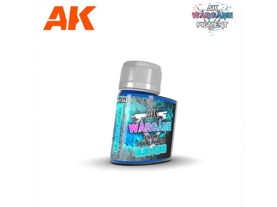 AK Interactive Blue Fluor - Enamel Liquid Pigment