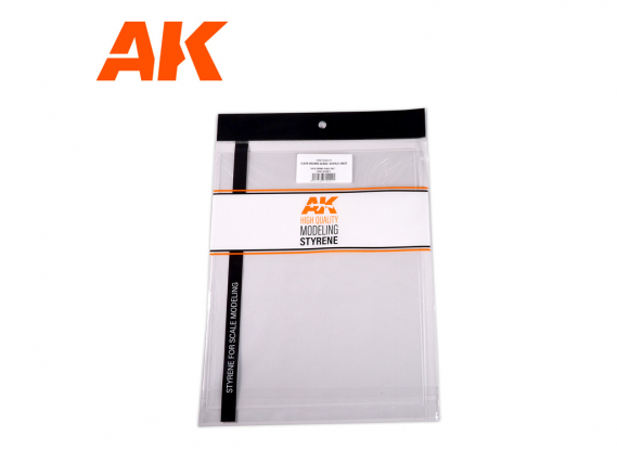 AK Interactive Clear Organic Glass / Acrylic Sheet (0.2 mm)