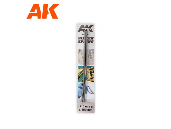 AK Interactive Silver Spring 2.5 mm Ø 150 mm