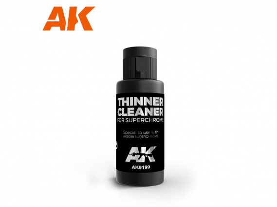 AK Interactive Thinner Cleaner for Super Chrome