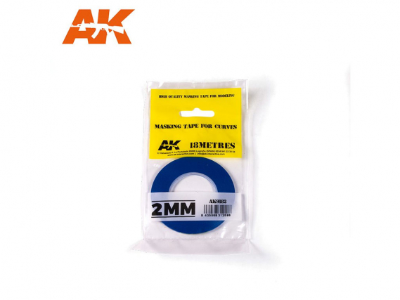 AK Interactive Maskierband für Kurven (2 mm)