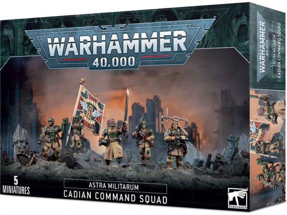 Astra Militarum Cadian Command Squad