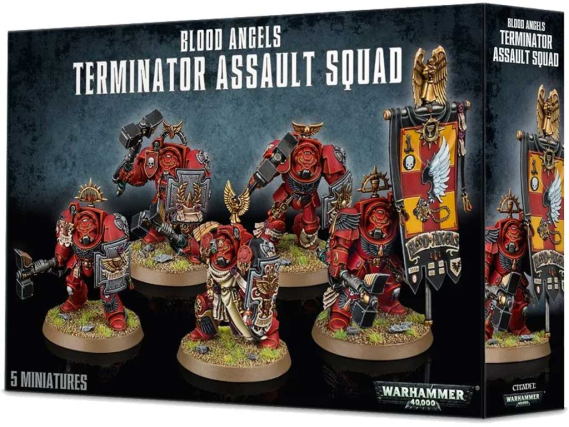 Warhammer 40,000 - Blood Angels Terminator Assault Squad