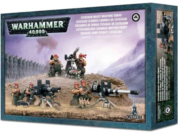 Warhammer 40,000 - Catachan Heavy Weapon Squad