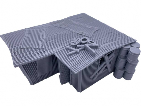 District 4.0 - 3D Printed Post Apocalypse Colony - Shack 9