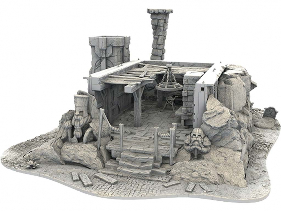 Dwarf City - The Blacksmith - 3D Printed Terrain