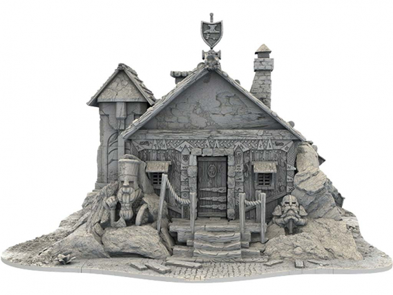 Dwarf City - The Blacksmith - 3D Printed Terrain