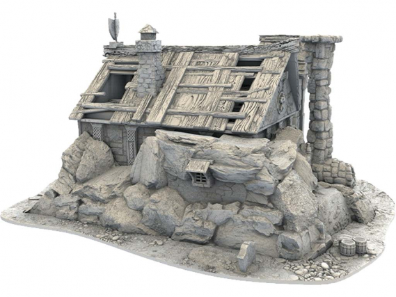 Dwarf City - The Blacksmith - 3D Printed Terrain