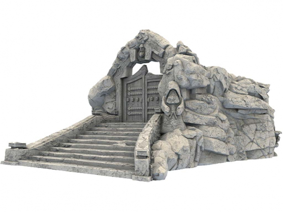 Dwarf City - The Wooden Cottage - 3D Printed Terrain