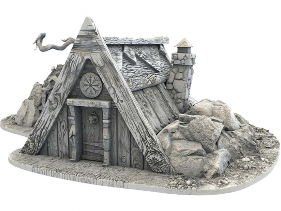 Dwarf City - The Dwelling of the Calm Man - 3D Printed Terrain