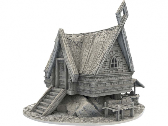 Dwarf City - The Lil House of the Hill - 3D Printed Terrain