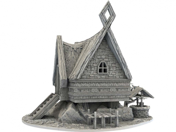 Dwarf City - The Lil House of the Hill - 3D Printed Terrain