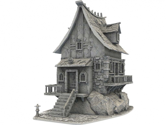 Dwarf City - The Tavern of the Drunk Dwarf - 3D Printed Terrain