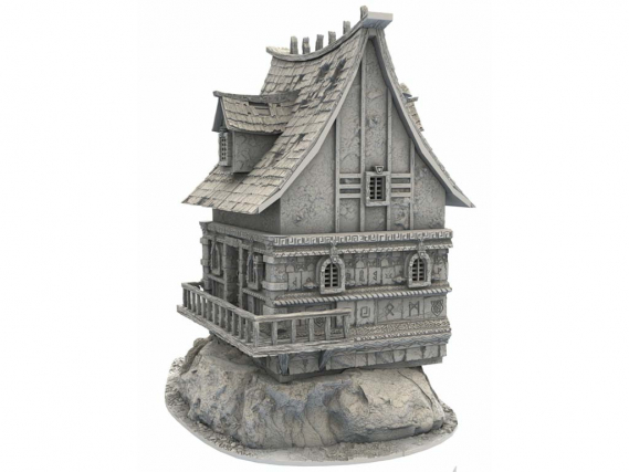 Dwarf City - The Tavern of the Drunk Dwarf - 3D Printed Terrain