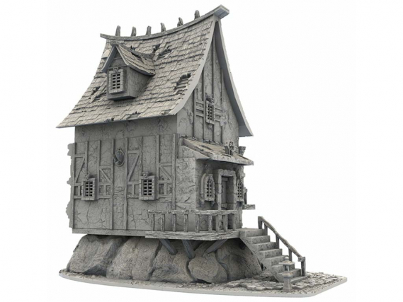 Dwarf City - The Tavern of the Drunk Dwarf - 3D Printed Terrain