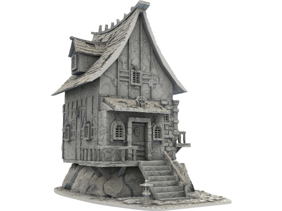 Dwarf City - The Tavern of the Drunk Dwarf - 3D Printed Terrain