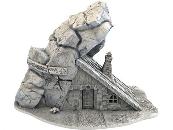 Dwarf City - The Cabin of the Grumpy - 3D Printed Terrain