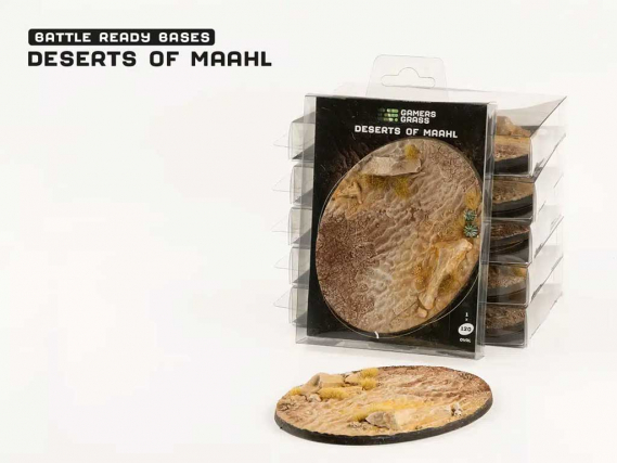 GamersGrass: Deserts of Maahl Bases, Oval 120mm (x1)