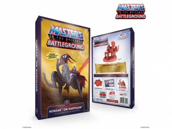 Masters of the Universe Battleground Hordak on Mantisaur