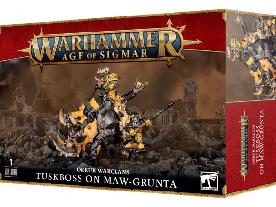 Orruk Warclans Tuskboss on Maw-grunta