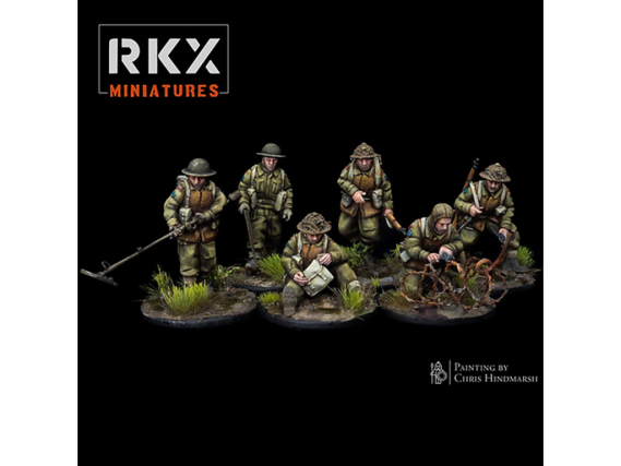 RKX Miniatures - Canadian Engineers - WW2 Miniatures