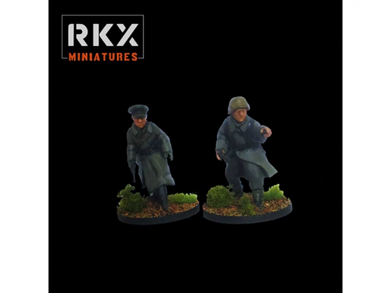 RKX Miniatures - German Winter HQ Team (WW2)