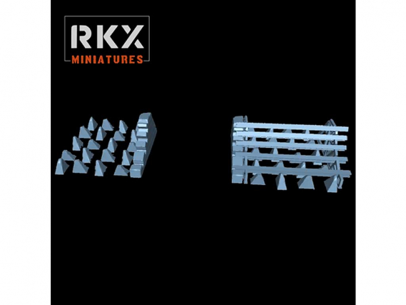 RKX Miniatures - Siegfried Line Gate (WW2)