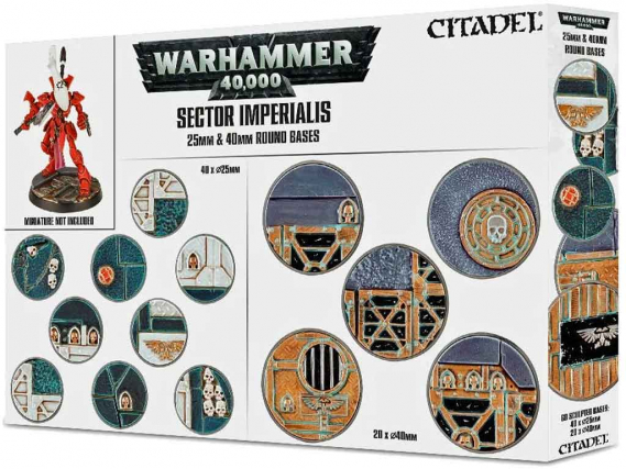 Sector Imperialis Round Bases 25 + 40 mm