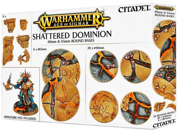 Shattered Dominion Rundbases 65 mm