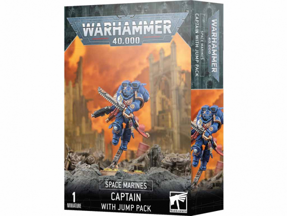 Warhammer 40,000 - Space Marines Captain with Jump Pack