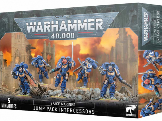 Warhammer 40,000 - Space Marines Jump Pack Intercessors