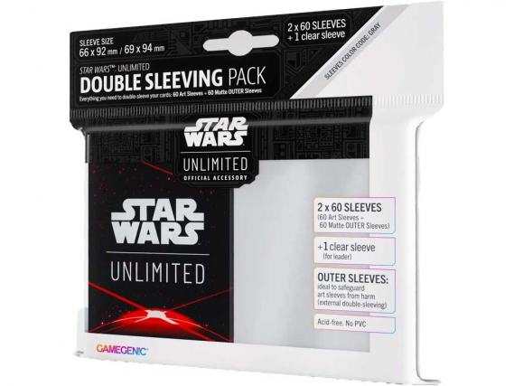 Star Wars: Unlimited Double Sleeving Pack (Space Red)