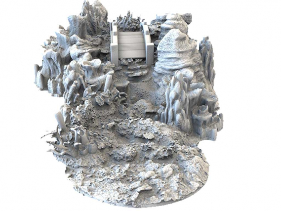 3D Printed Terrain - Pirate Setting - The Coral Reef