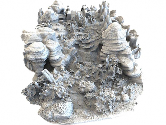 3D Printed Terrain - Pirate Setting - The Coral Reef