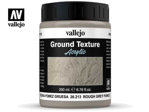 Vallejo Ground Texture Acrylic - Rough Grey Pumice