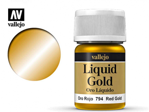 Vallejo Liquid Gold - Red Gold (Rotgold)