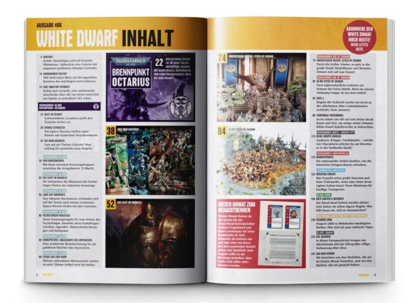 White Dwarf 466 Contents