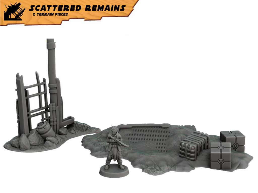 Fogotten Planet Terrain Set - Scatterd Ramains