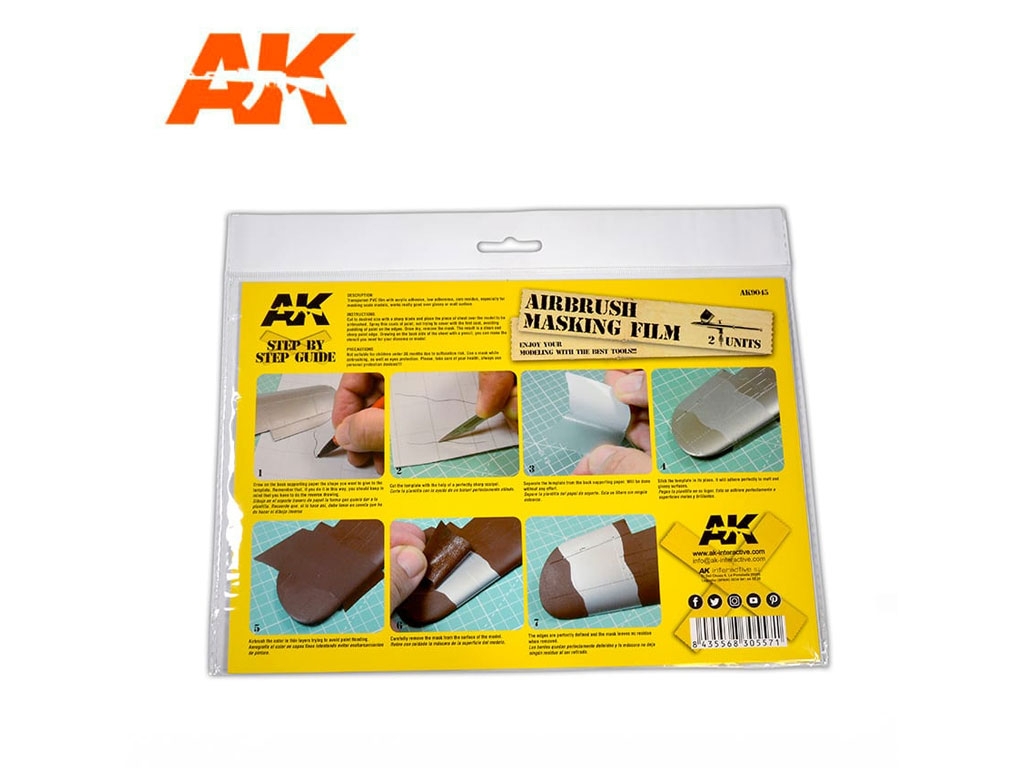 AK Interactive Airbrush Masking Film