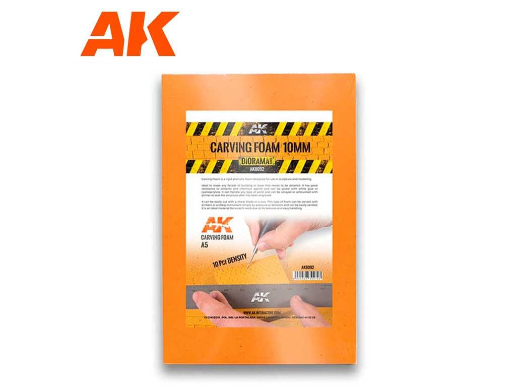 AK Interactive Carving Foam 10 mm (A5)