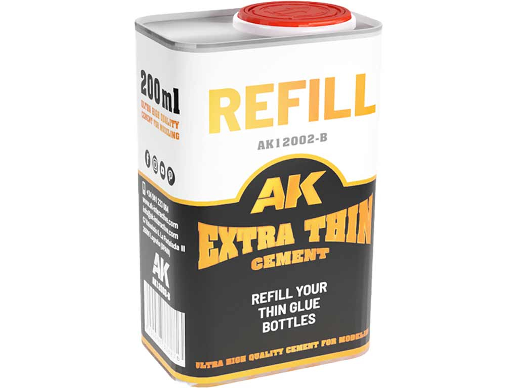 AK Interactive Extra Thin Cement - Refill