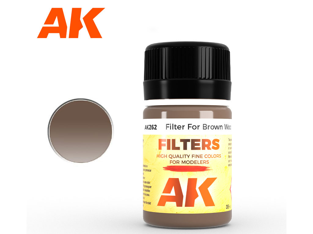 AK Interactive Red Brown Filter (Filter for Wood)