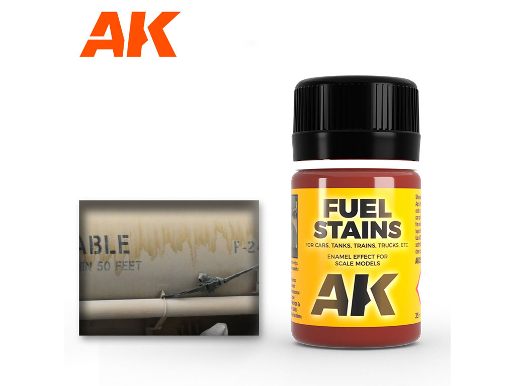 AK Interactive Fuel Stains