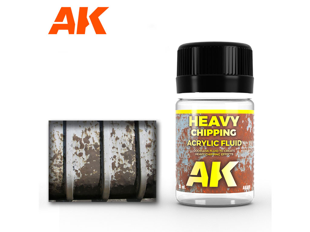 AK Interactive Heavy Chipping Acrylic Fluid